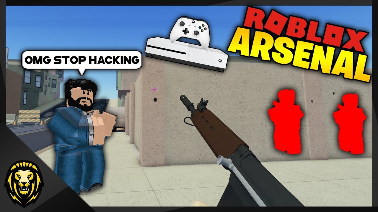 They Think I M Hacking On Arsenal Xbox Edition Youtube - roblox xbox one hack