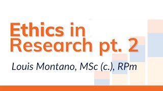 Ethics in Research Part 2 - Deception, Publication & Plagiarism | TAGLISH