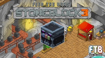FTB Stoneblock 3 - EP7 - Chickens and Chests - Minecraft Bedrock Marketplace Mod pack