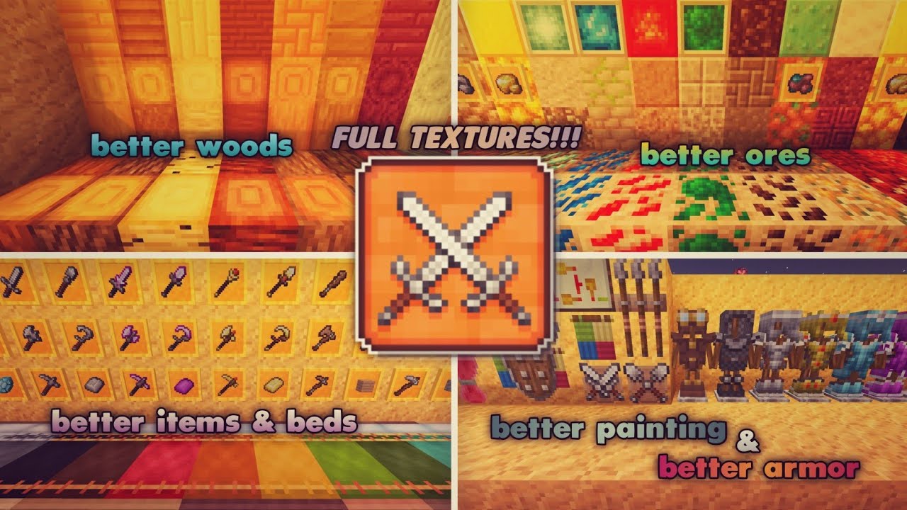 DOWNLOAD TEXTURE MEDIEVAL 16x16 MCPE 1.17 YANG COCOK UNTUK SURVIVAL ...