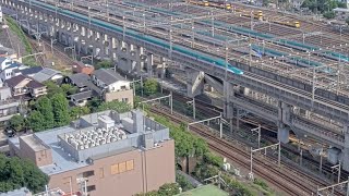 【LIVE】 東京新幹線車両センター周辺の鉄道風景(ライブカメラ)