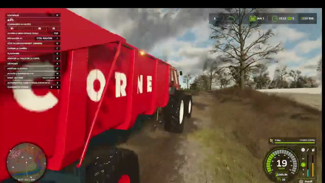 FS 25 ep 9 la ferme du coin ont vends le colza