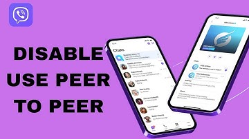 How To Disable Use Peer To Peer On Viber App | Step By Step