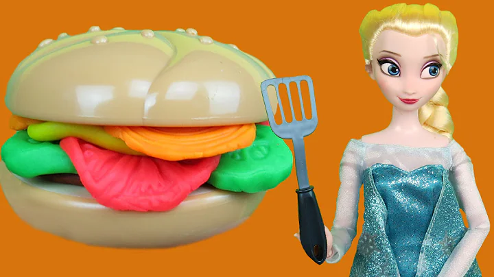ELSAs Barbecue ! Elsa and Anna toddlers at BBQ !  ...
