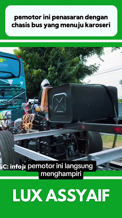 PEMOTOR INI PENASARAN DENGAN CHASIS BUS YANG MENUJU KAROSERI #shorts