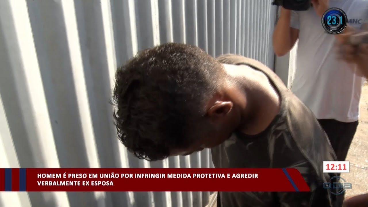 Homem é preso em União por infringir medida protetiva e agredir verbalmente ex-esposa 04 09 2023
