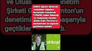Haluk Levent Ahbap Derneğinin Deprem Sürecindeki Bağışlarının Denetim Sonucunu Paylaştı.