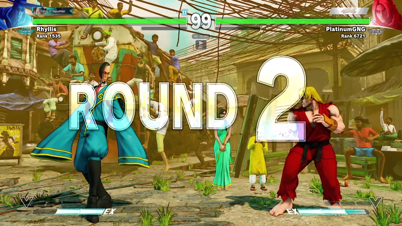 SF V: Rhyllis (F.A.N.G) vs PlatinumGNG (Ken)