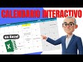 Calendario interactivo en Excel: Agrega tus eventos sin complicaciones