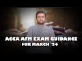 How to pass acca afm in march 24 