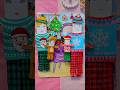 Diy Paperdoll Family Christmas fun Dress-up🎅🎄#shorts#paperdoll#christmas#family#emojigame#diy#party