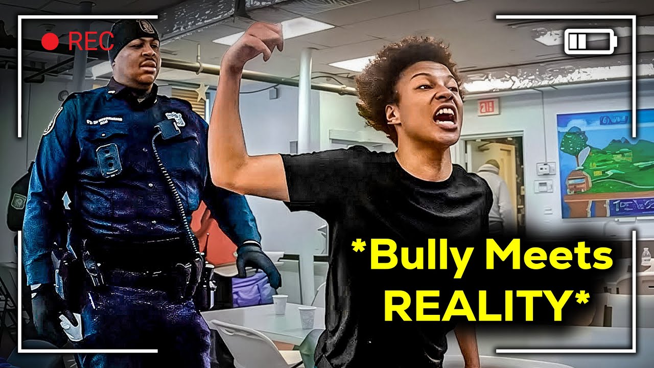 When The Bully Gets Bullied By Cops - YouTube