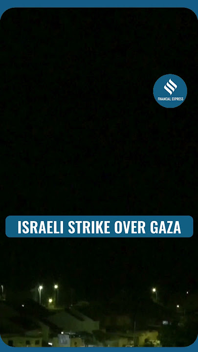 Watch: Israeli Airstrikes Shatter Gaza’s Night Silence | #shorts #gaza #israel #hamas