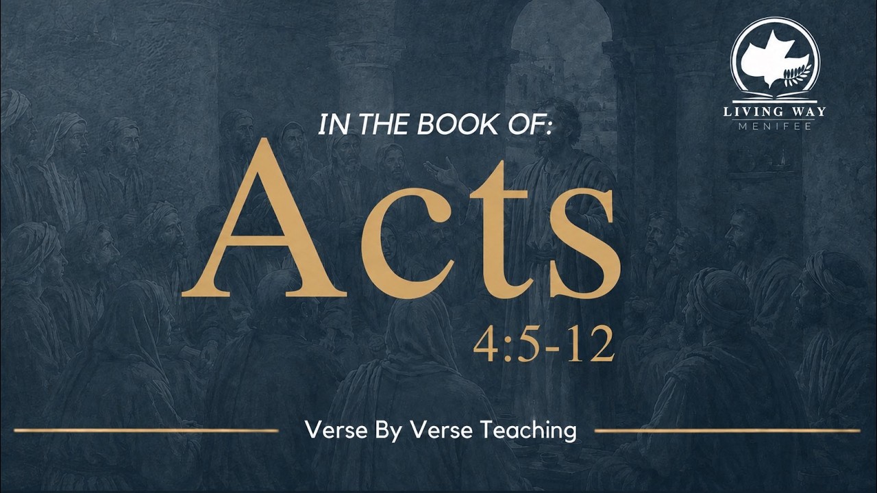 ACTS 4:5–12 | Pastor Manny Gomez