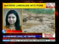 Pune: Rains trigger huge landslide