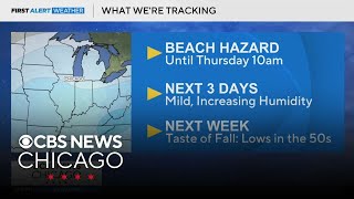 Mild with increasing humidity next 3 days in Chicago