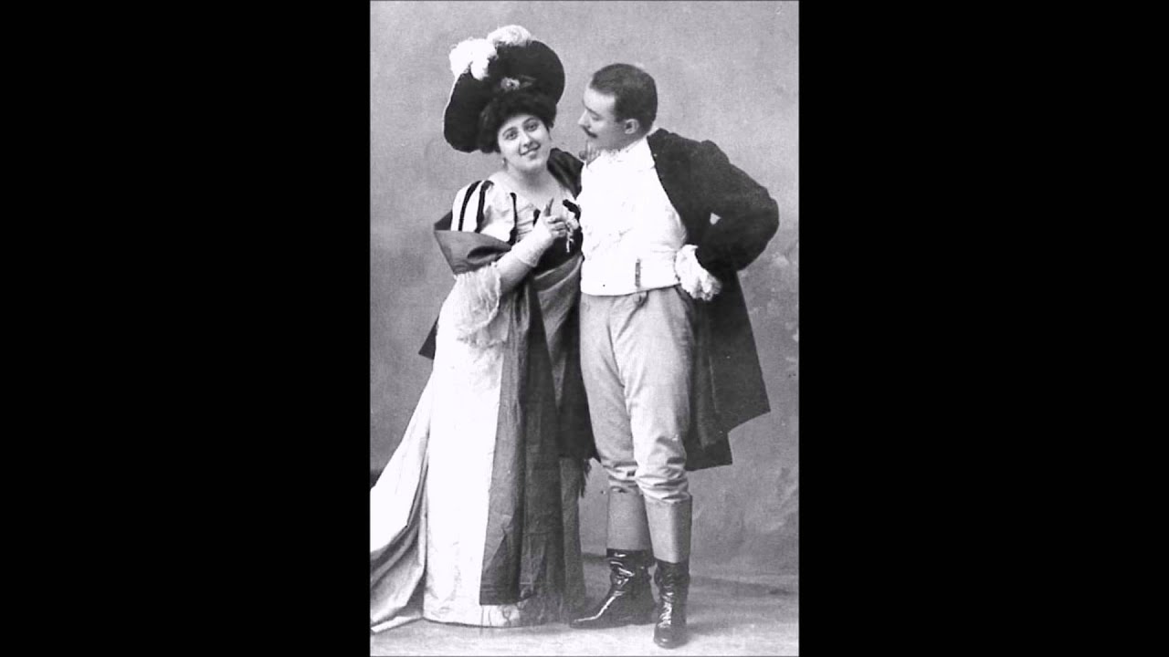 Puccini - Tosca - Act III duet - Ester Mazzoleni, Giovanni Zenatello ...