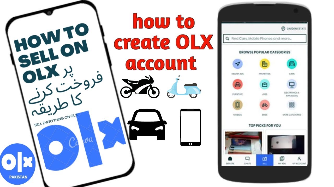 olx par add lagane ka tarika olx selling process olx account create olx pr account kaise