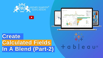 How to Create Calculated Fields in a Blend (Part 2) | Best Tableau Course Tutorial | @henryharvin