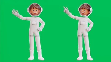 Astronaut 3D Character Animation in Blender (Tutorial)