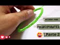 PULSERA PARA PRINCIPIANTES🤩 Puntos hacia la derecha |Parte 2