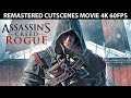 ASSASSIN'S CREED ROGUE REMASTERED All Cutscenes (GAME MOVIE) Full Story 4K 60FPS