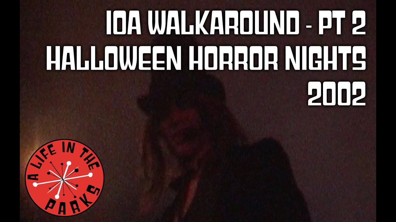 Halloween Horror Nights at Islands of Adventure Walkaround 2002 Pt 2