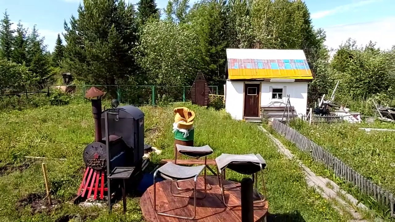 Благоустройство дачного участка бензиновой газонокосилкой Huter GLM 6.0