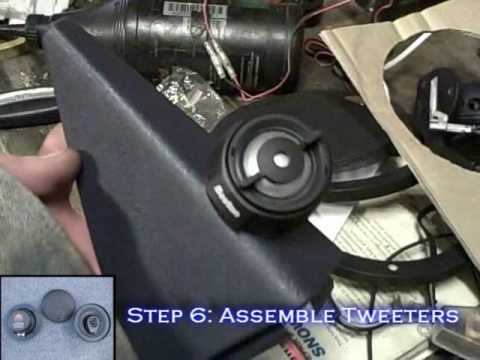 How To Install Car Speakers w/ Passive CrossOvers Mid ... 2004 350z bose amp wiring diagram 