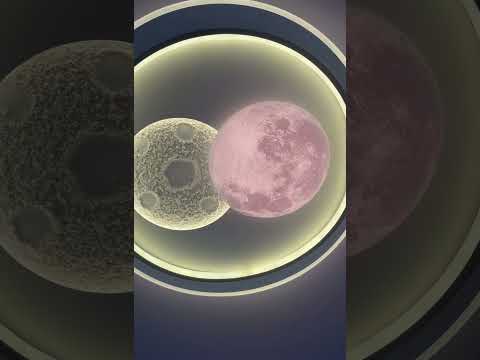 Світильник місяць Linisoln 115W  м² колір Білий 7890-500, відео 1