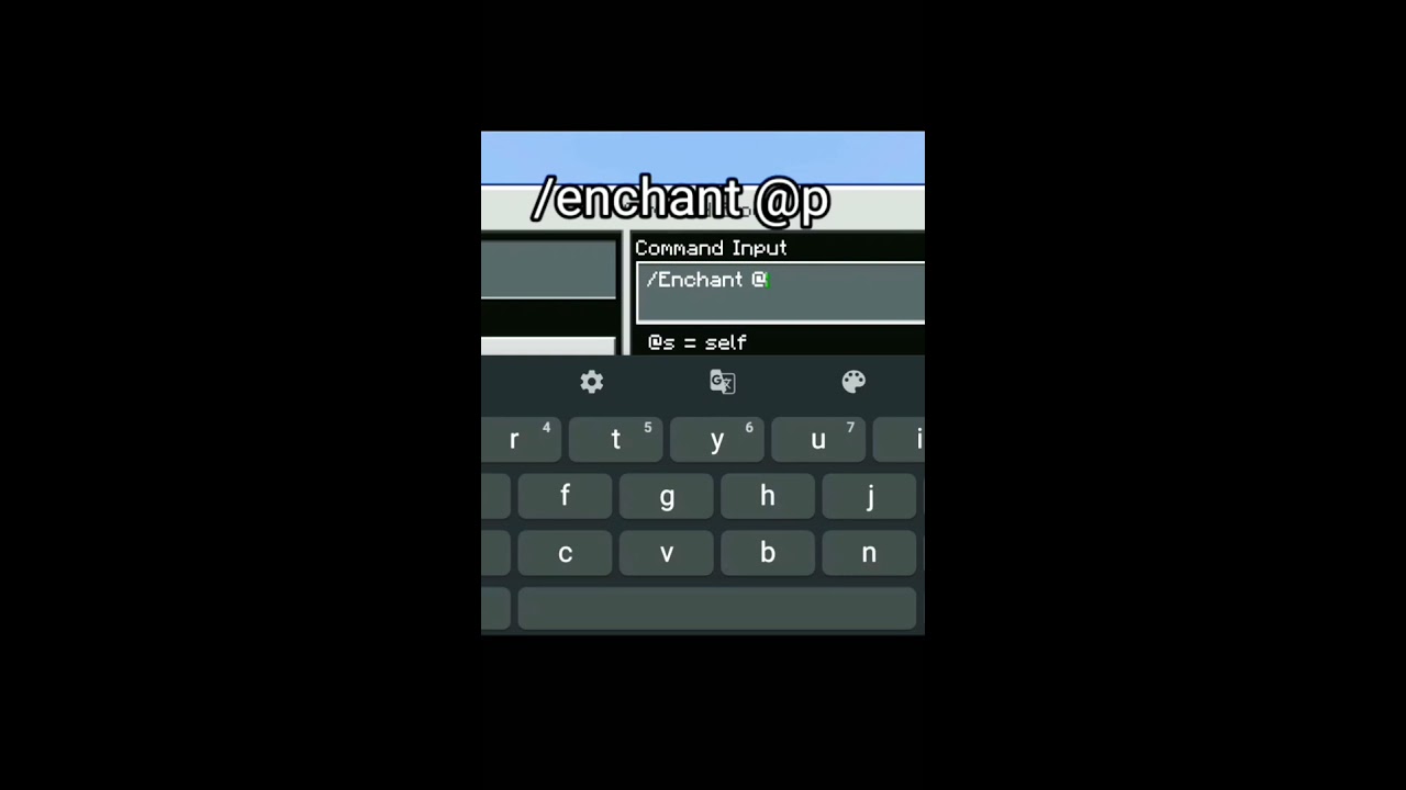 How To Enchant Anything By Command Block In Minecraft Pe Shorts Viral Video