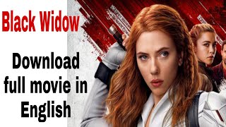 Download Black Widow In 1080P English Scarlett Johansson Torrent Download