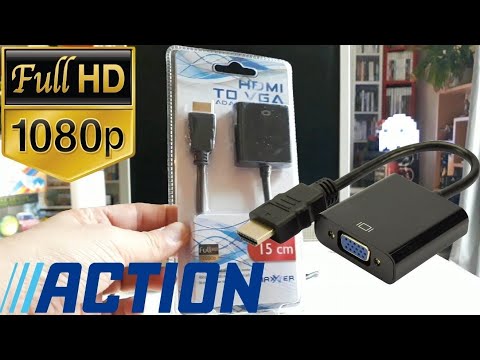 [TEST] Adaptateur HDMI / VGA de chez ACTION: jouer à vos consoles HDMI sur un écran PC ?