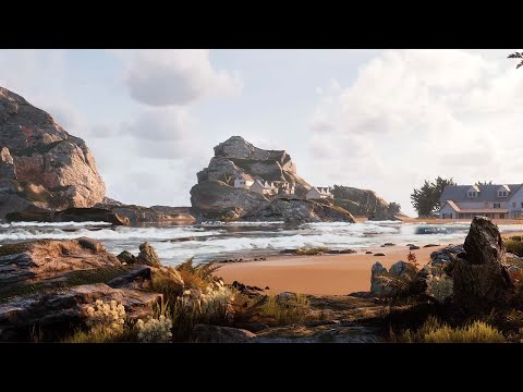 Creating a Beach Scene in Unity | Time Lapse