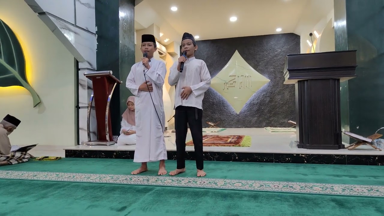 Penampilan perdana pidato dua pemuda || Subuh Ramadhan 1446 H/2025 M || Aqil & Rayhan || Ang 5