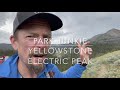 Yellowstone  electric storm on electric peak