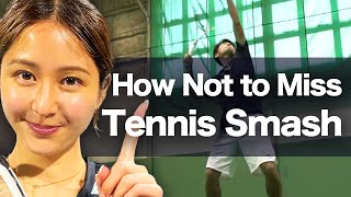 Don't Hit Ball too High! ATP Pro Teaches you How to Hit a Smash Well - Pro Tennis Lessons