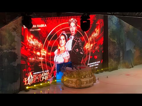 Алина Загитова и Дмитрий Соловьев в новогоднем ледовом шоу «Аленький цветочек» | Нижний Новгород
