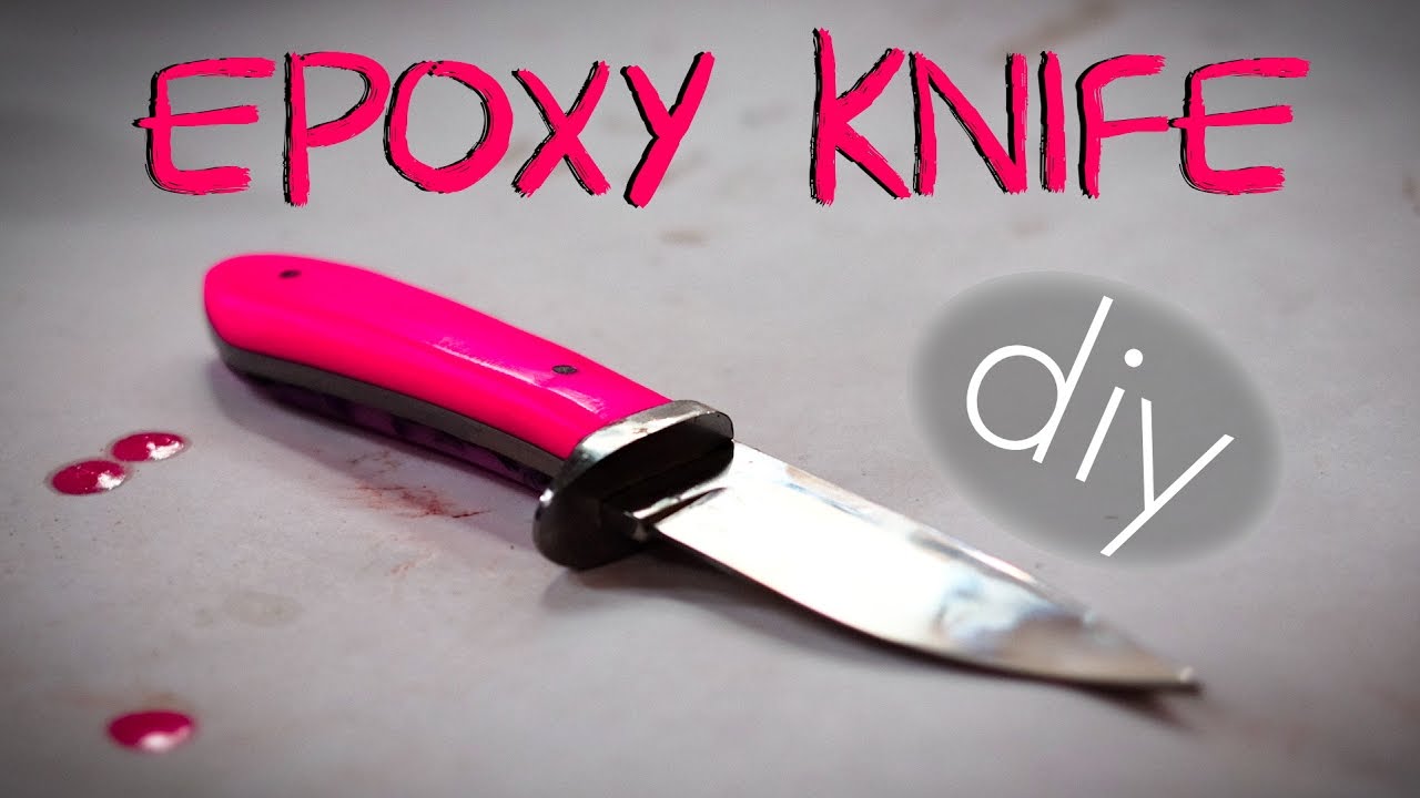 Making a    Hot Pink Epoxy Knife Handle | Darbin Orvar 