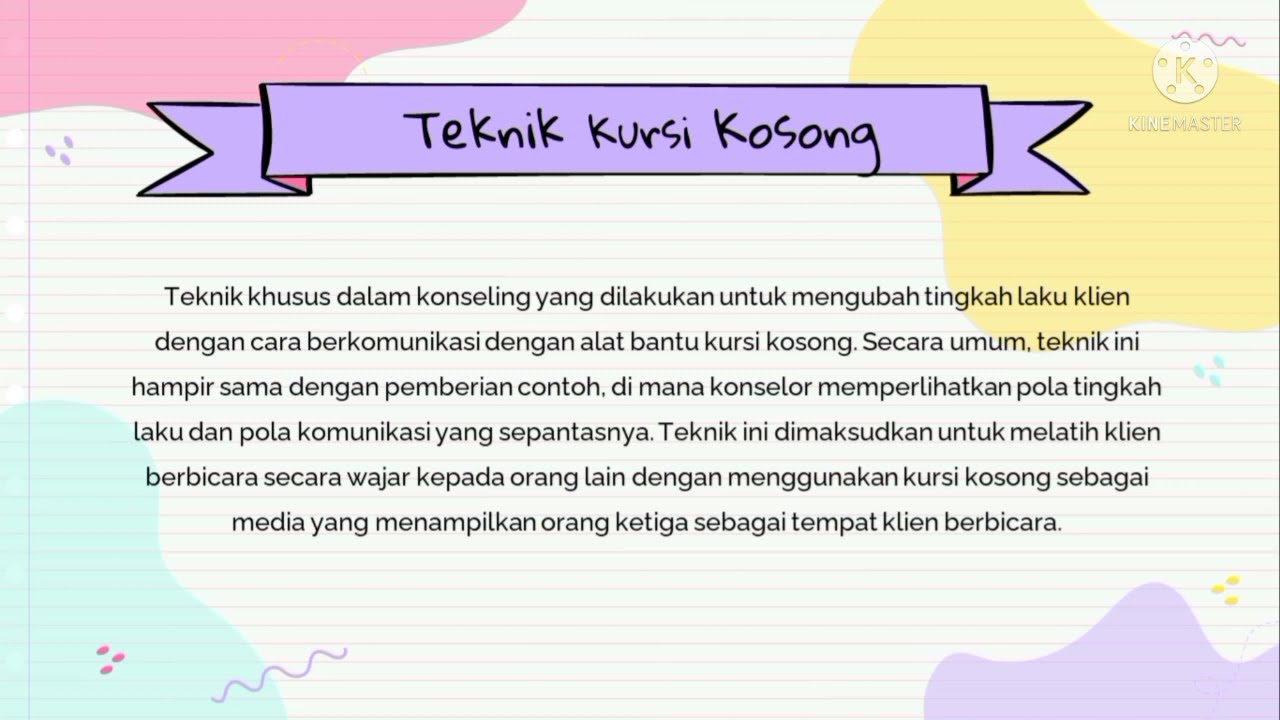 Pembahasan dan Simulasi Teknik-Teknik Konseling Perorangan - Kelompok
