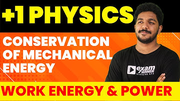 Plus One Exam | Physics | Conservation of Mechanical Energy | Exam Winner