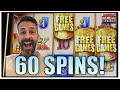 THE MOST FREE SPINS EVER! 3 RETRIGGERS ON WILD WILD SAMURAI SLOT MACHINE AT MAX BET!