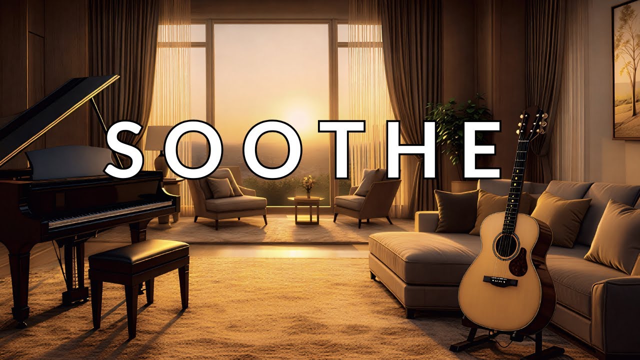 Relaxing Music to Soothe the Day’s Noise — Acoustic Guitar & Gentle Piano | 1.5 Hour