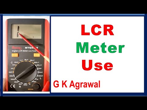 LCR Meter to measure inductor, capacitor & resistor