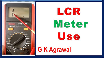 LCR Meter to measure inductor, capacitor & resistor value