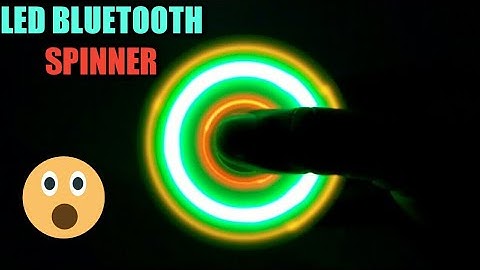 🔥LED BLUETOOTH SPINNER (unboxing & testing)