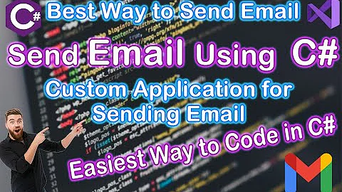 How to send Email using C# 2021 ||Visual Studio || C# ||SMTP