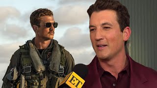 Miles Teller JOKES His Wife Wasn’t a Fan of Top Gun Mustache