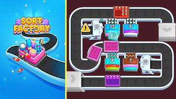 Sort Factory Levels 91-100 | Every Puzzle Solved! 🎯