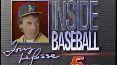 TONY LaRUSSA ad during 1989 BAY to BREAKERS race (...
